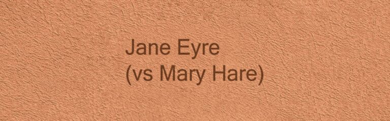 From Jane Eyre to false truths – an experience of reality